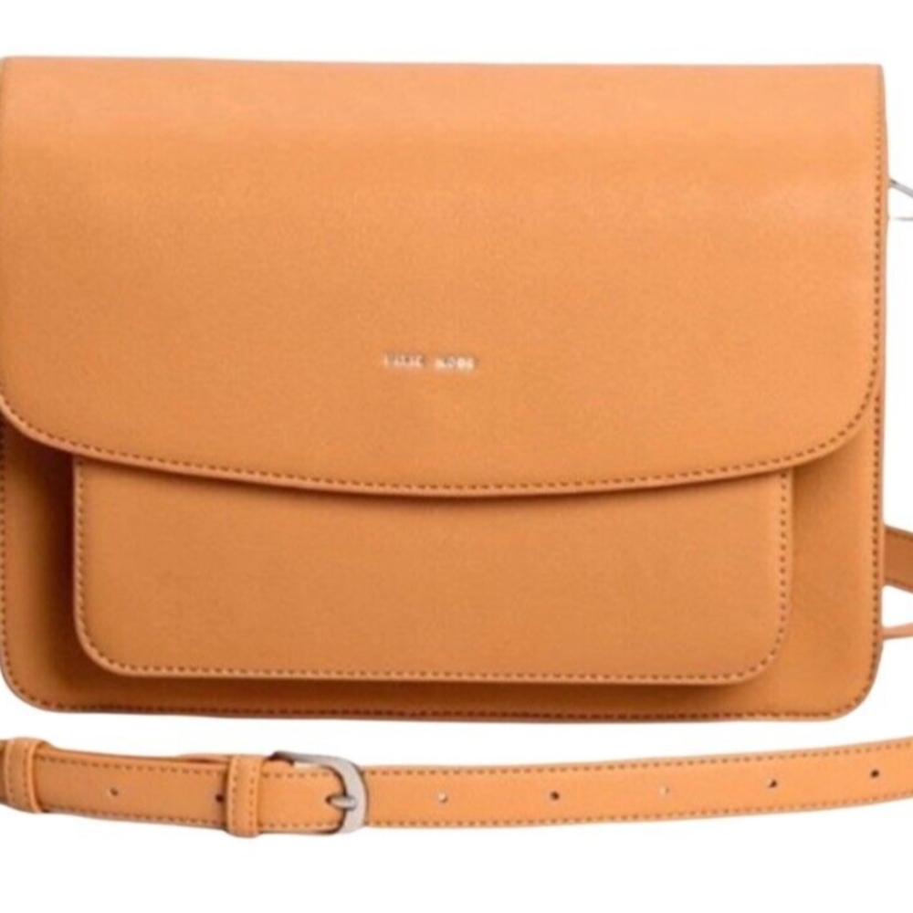 Pixie Mood Tan Leather Crossbody Bag